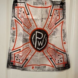 Pendleton Whiskey Black and Red Wall Tapestry